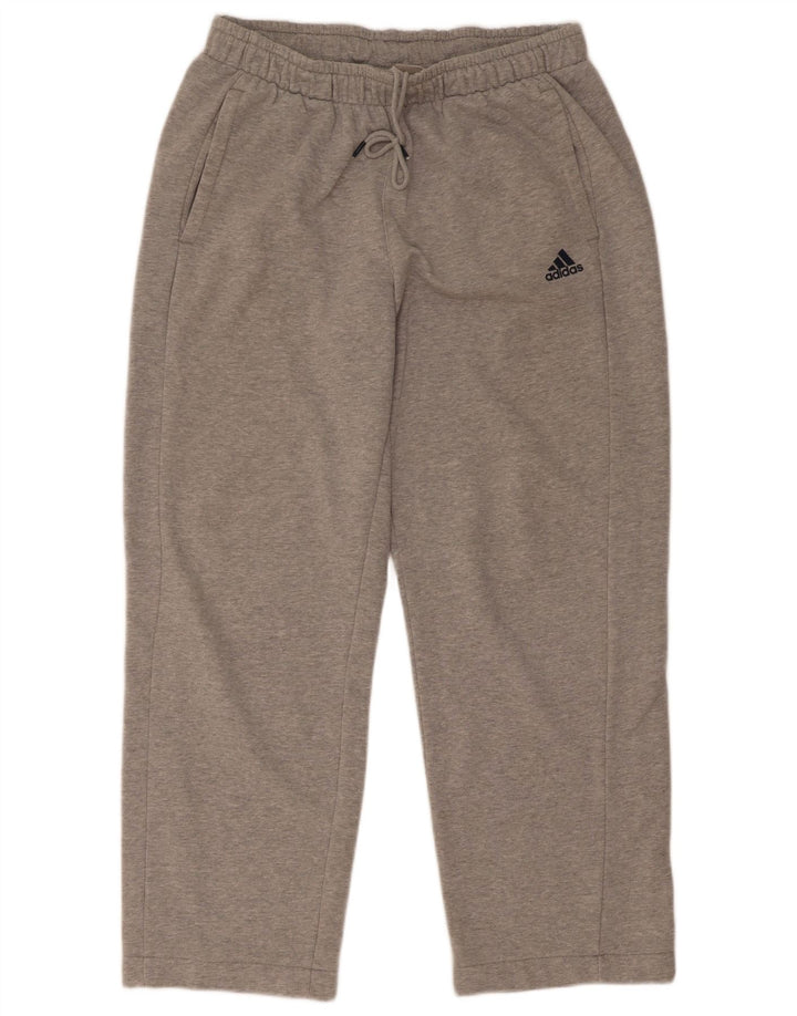Adidas Hombre Climalite Pantalones De Chándal Gris Medio Algodón