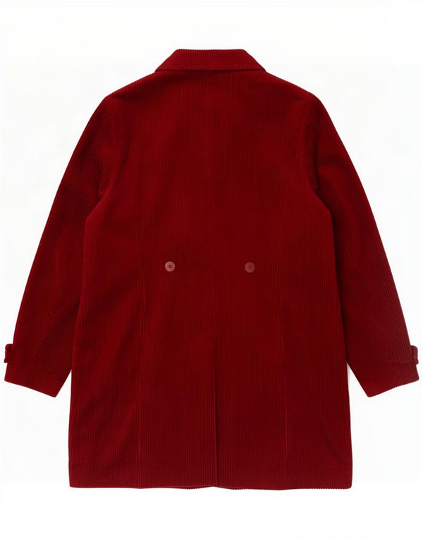 CLASSIC Abrigo de pana para mujer UK 46 Algodón rojo grande