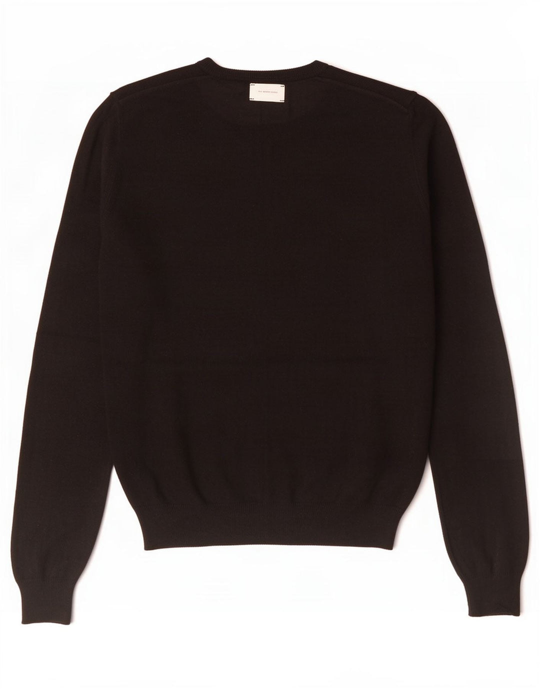Zara Hombre Jersey Cuello Redondo Jersey Small Viscosa Negro