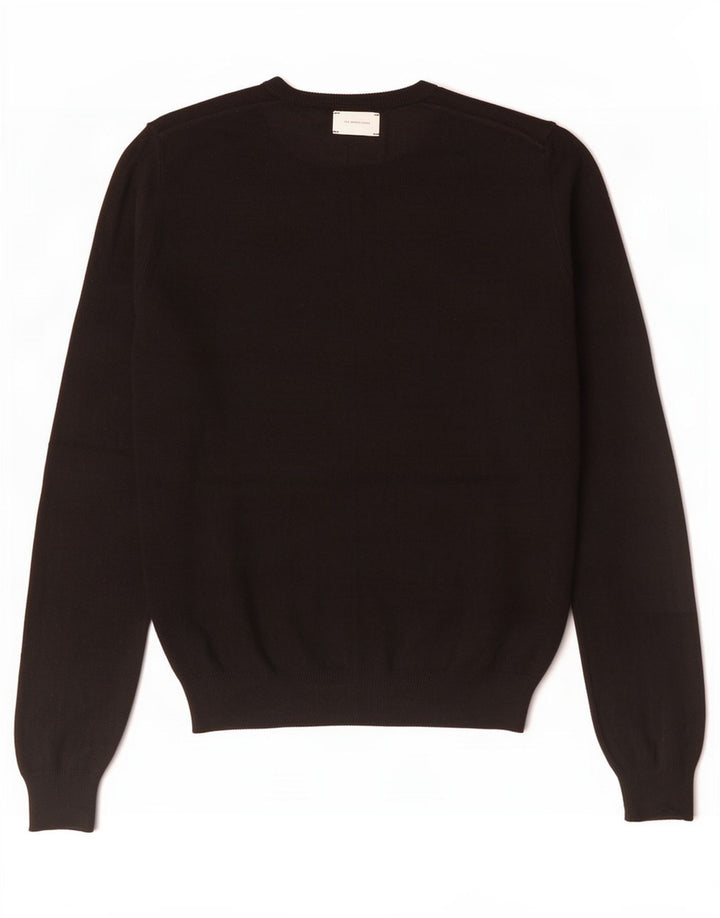Zara Hombre Jersey Cuello Redondo Jersey Small Viscosa Negro