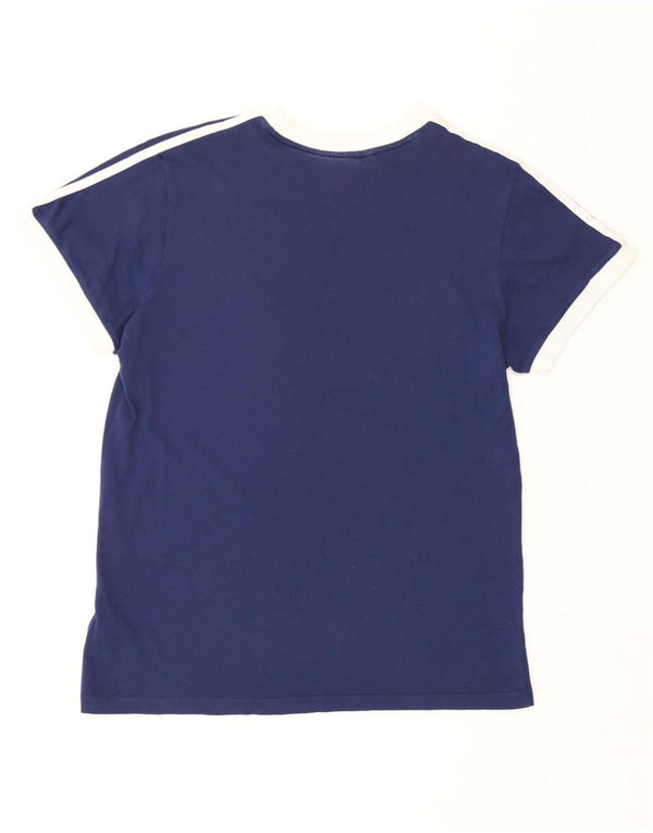 Adidas Camiseta para mujer Top UK 14 Medium Azul marino