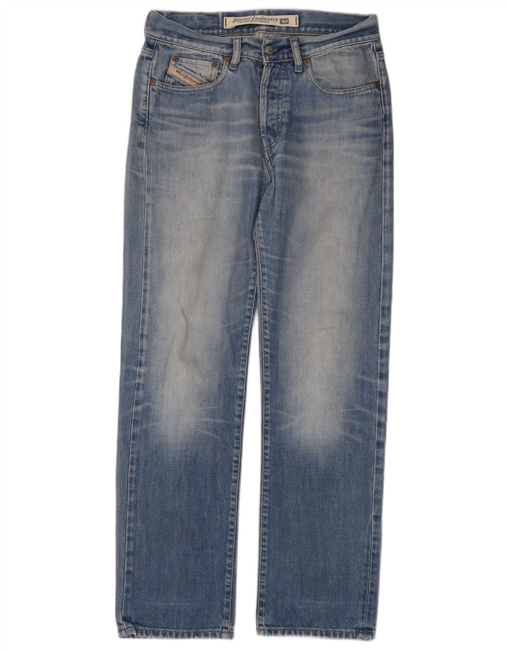Diesel Vaqueros Rectos Hombre W29 L30 Algodón Azul