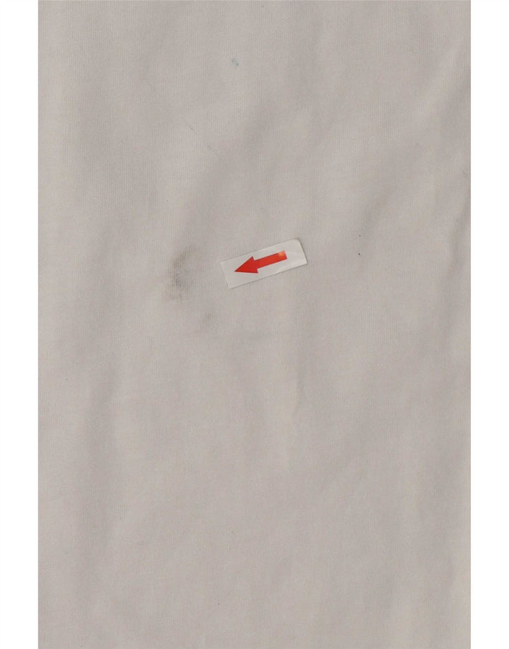 Replay Camiseta gráfica para hombre Top grande de algodón blanco