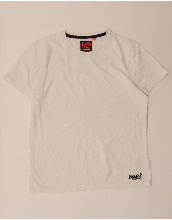 Superdry Camiseta para hombre Top Large White Cotton