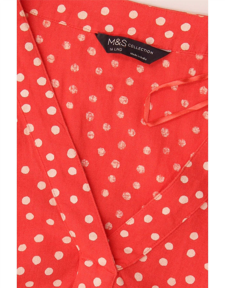 Marks & Spencer Vestido tubo para mujer Reino Unido 46 Grande Lunares rojos