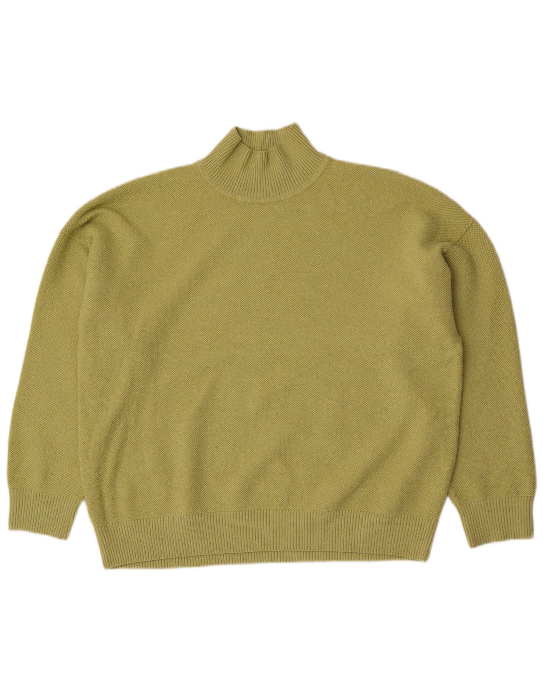 Marks & Spencer - Jersey con cuello alto para mujer, talla 40, color verde
