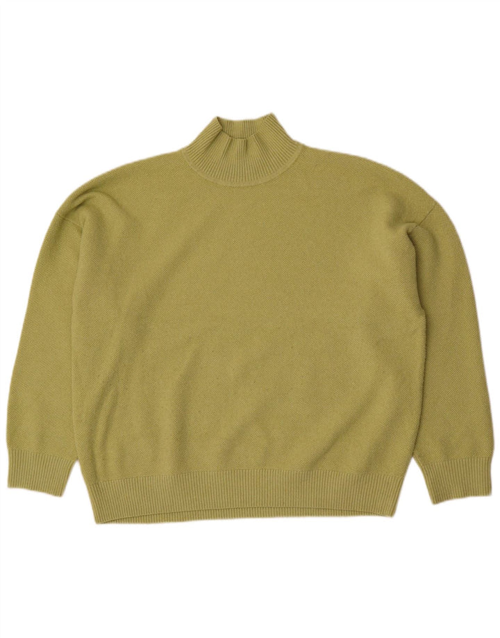 Marks & Spencer - Jersey con cuello alto para mujer, talla 40, color verde