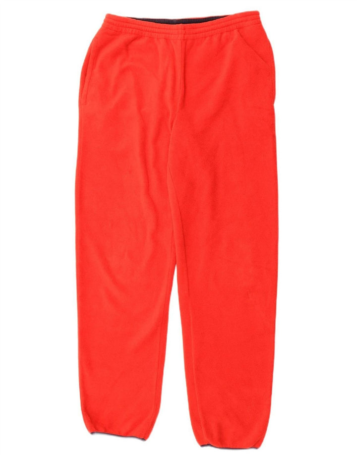 THINK PINK Womens Fleece Tracksuit Trousers UK 16 Large  Red Polyester