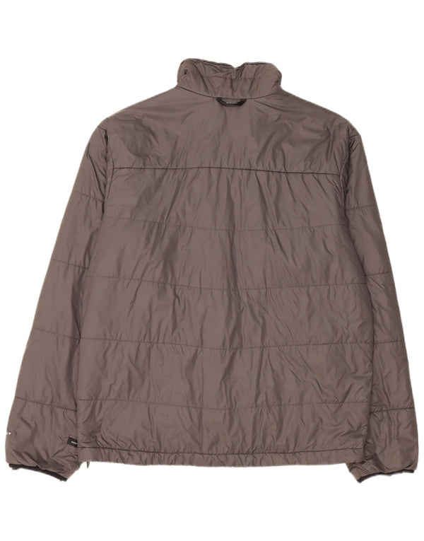 Columbia Chaqueta acolchada Omni-Heat para hombre UK 40 Large Nylon gris