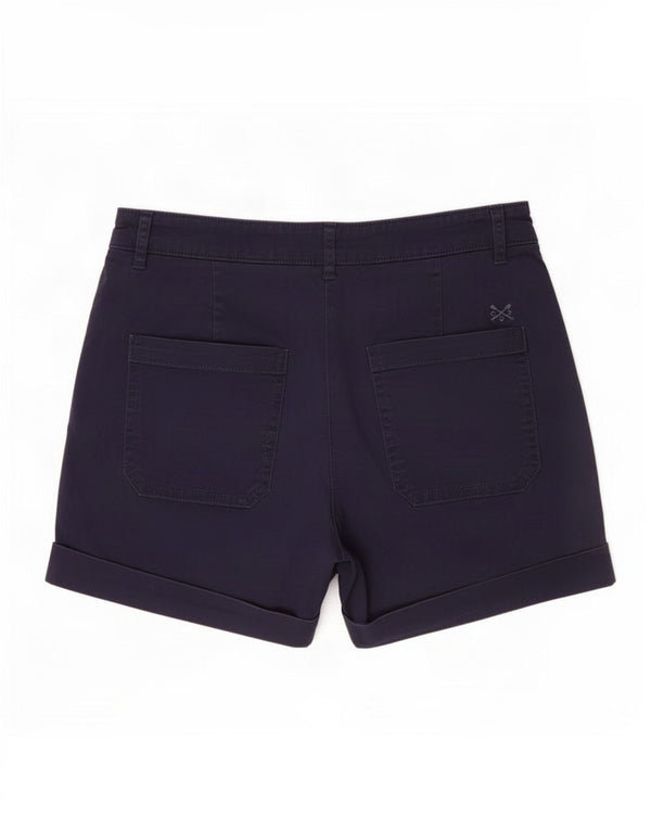 Crew Clothing Pantalones cortos chinos para mujer UK 10 Small W28 Azul marino