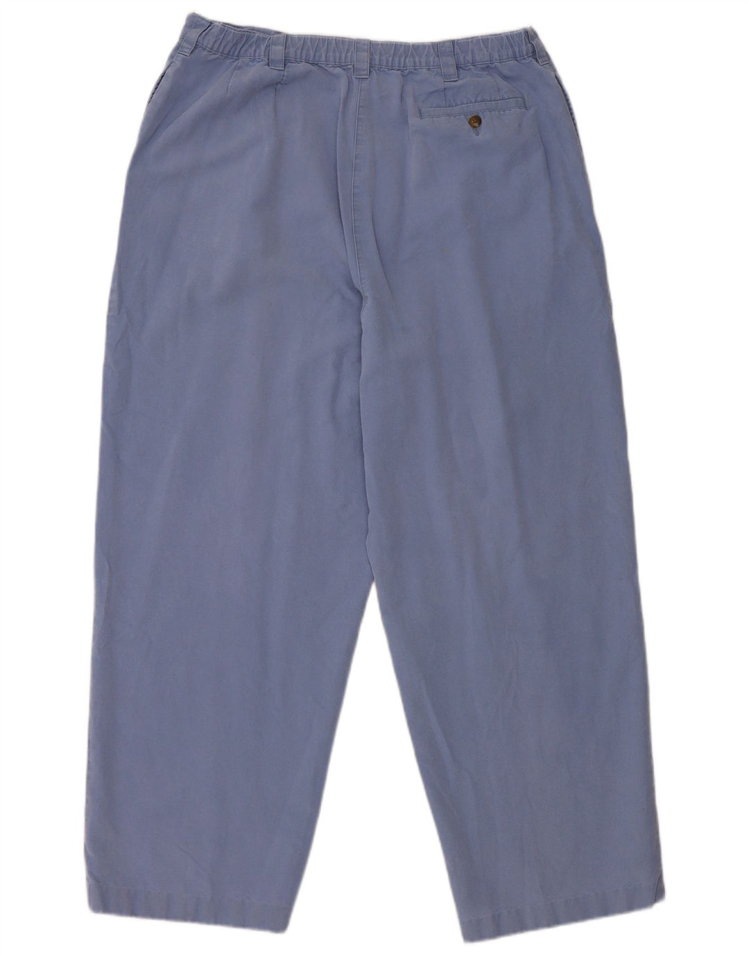 L.L.Bean Pantalones chinos de cintura alta para mujer US 16 2XL W34 L27 Azul Tencel