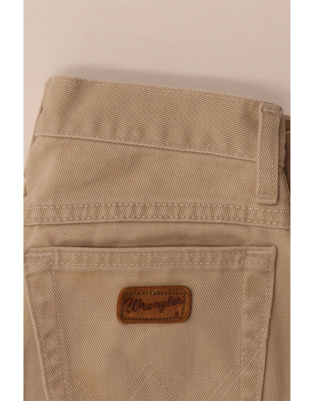 WRANGLER Pantalones informales rectos para hombre W27 L30 Beige