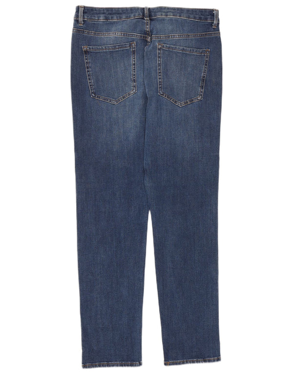 Marks & Spencer Vaqueros ajustados para mujer UK 14 Large W32 L27 Algodón azul