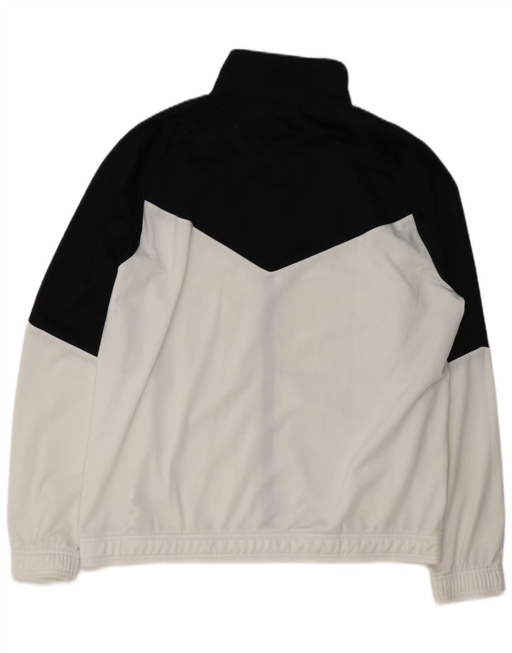 Puma Hombre Gráfico Chándal Top Chaqueta XL Blanco Colorblock Poliéster