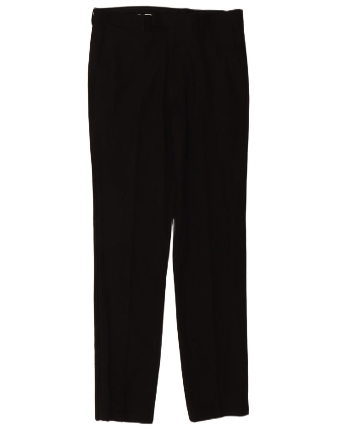 Marks & Spencer Pantalón de traje ajustado para hombre W32 L33 Poliéster negro