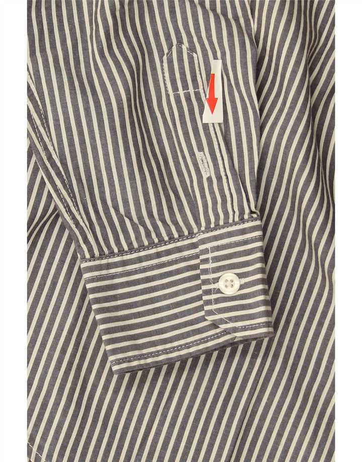 Benetton Camisa Niño 9-10 Años Azul Raya diplomática