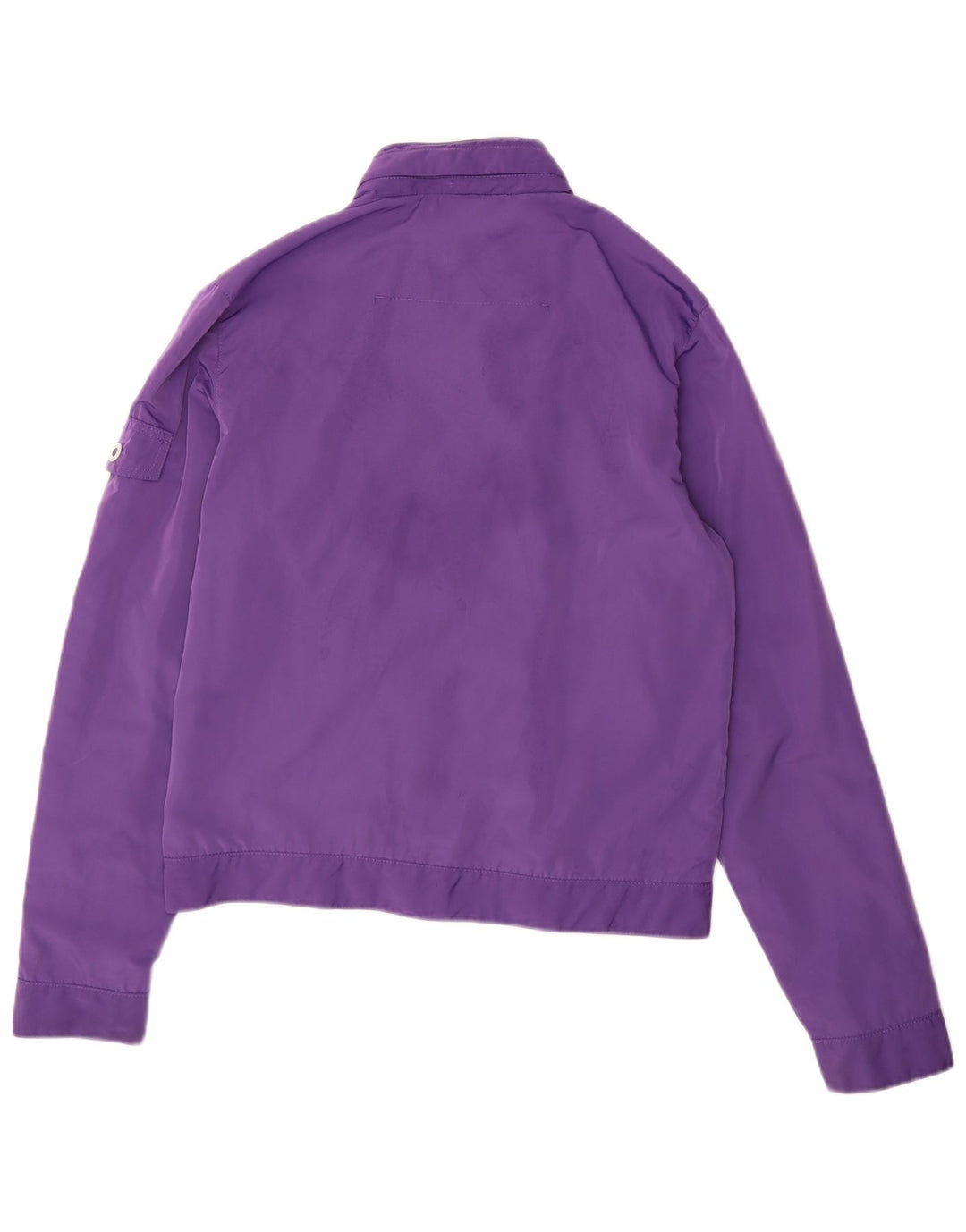 Calvin Klein Jeans - Chaqueta bomber gráfica para mujer, talla 40, color morado mediano
