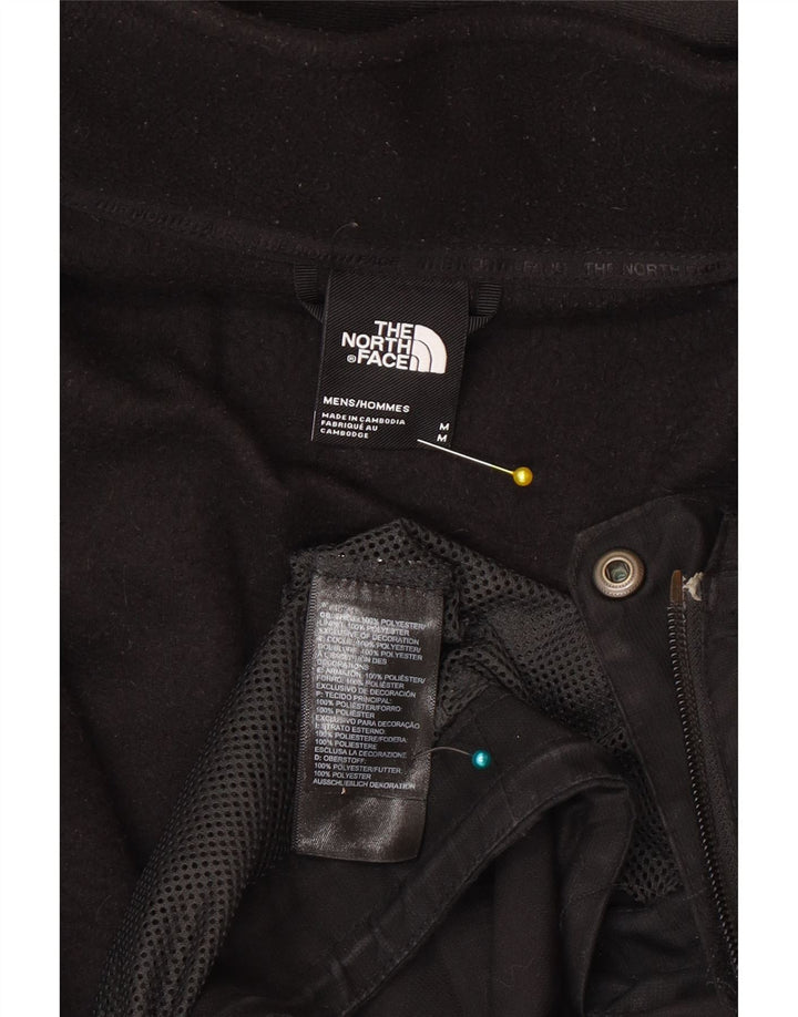 The North Face Chaqueta cortavientos con capucha para hombre UK 38 Mediano Negro Poliéster