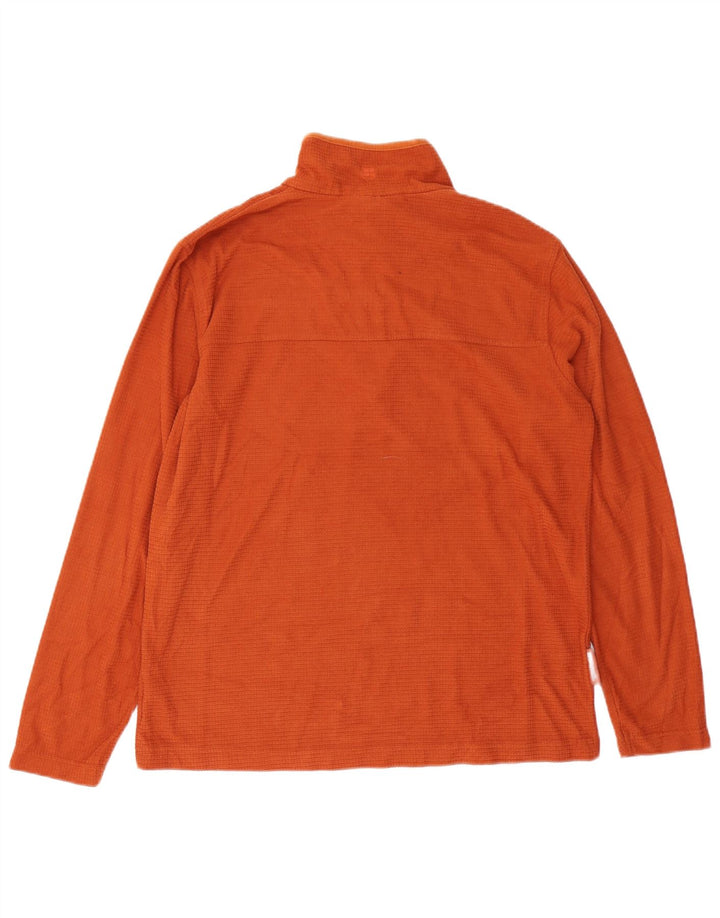 MOUNTAIN WAREHOUSE Sudadera con cuello y cremallera para hombre Jersey Naranja medio Poliéster