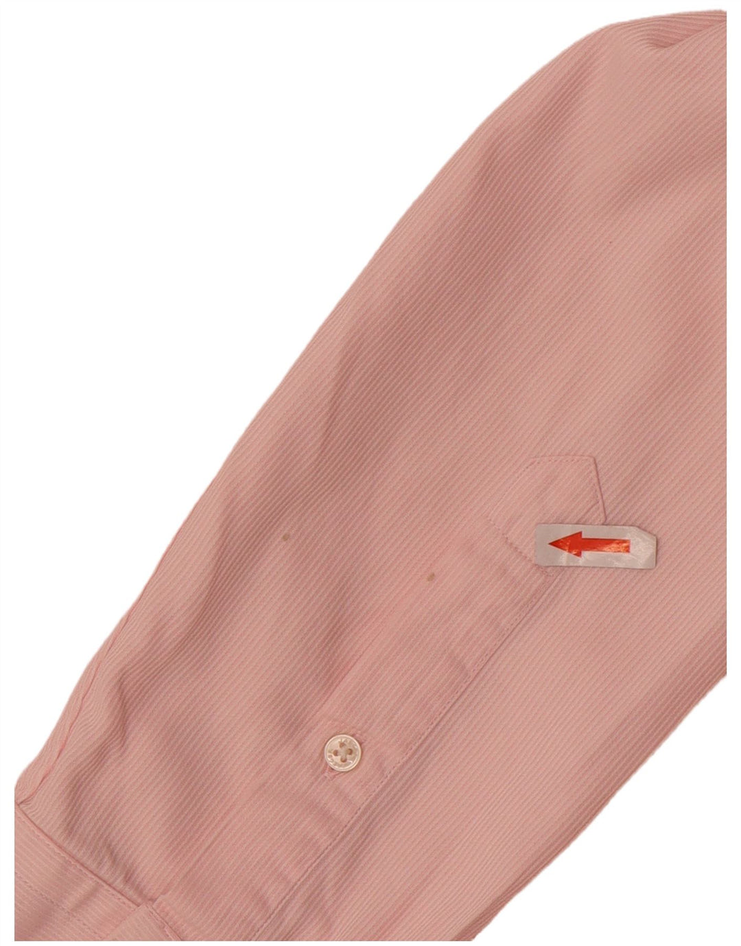 Jaeger Camisa moderna para hombre Talla 15 1/2 Algodón a rayas rosa medio