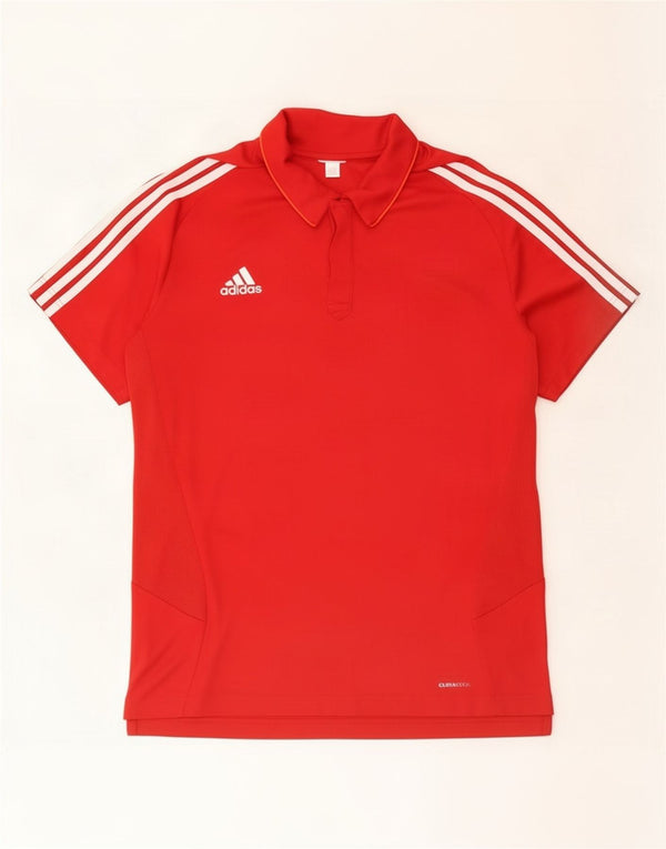 Adidas Hombre Climacool Polo XL Rojo