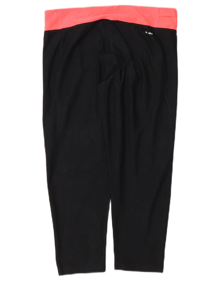 Adidas Leggings Climalite para mujer Reino Unido 12/14 Mediano Negro Poliéster