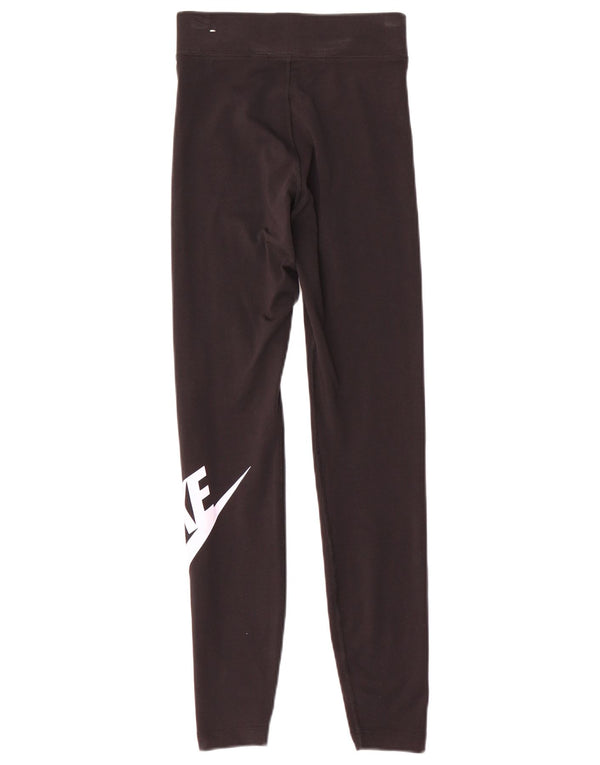 Nike Leggings gráficos para mujer UK 6 XS Negro