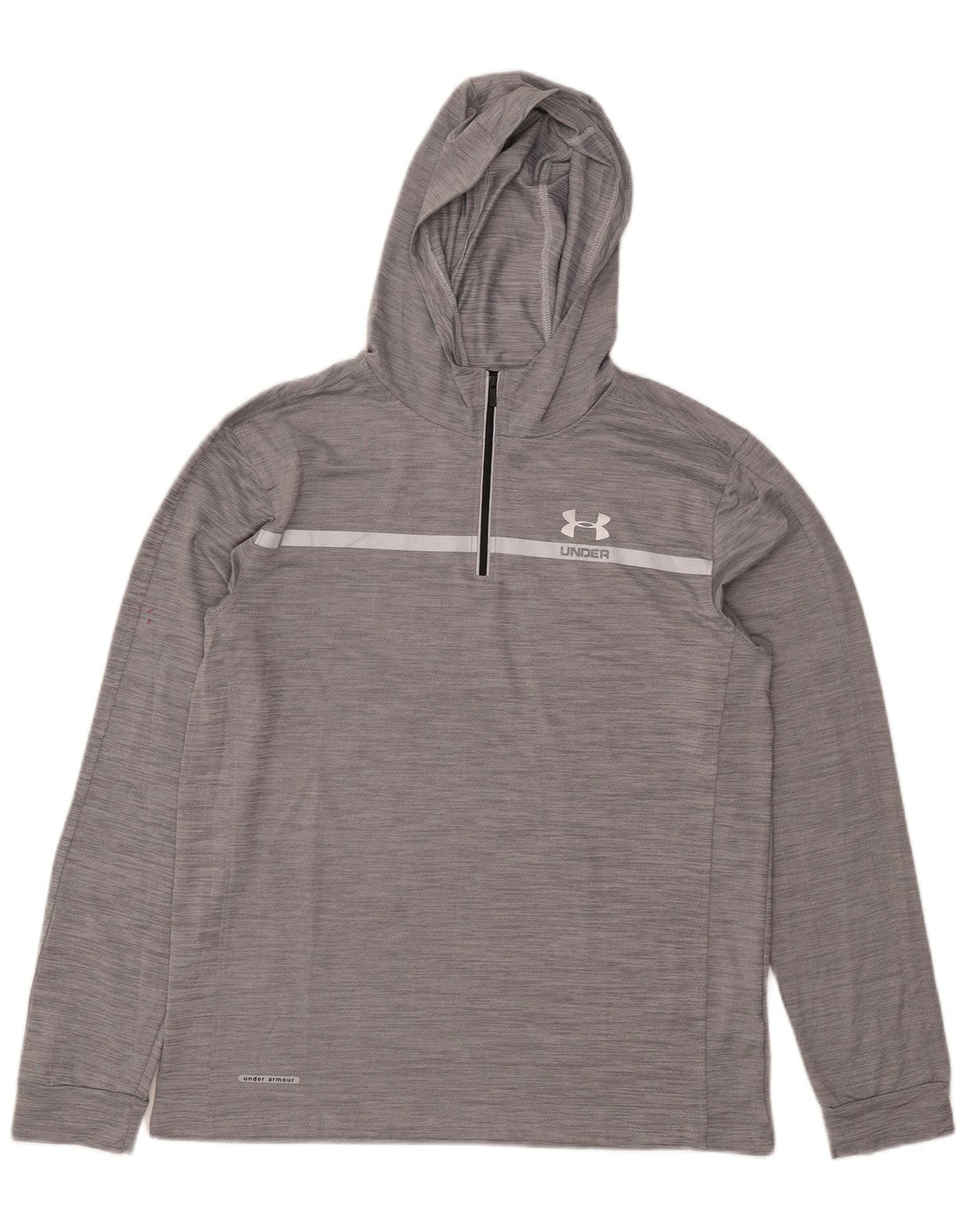 Under Armour - Chándal de compresión con capucha para hombre, talla 2XL, color gris