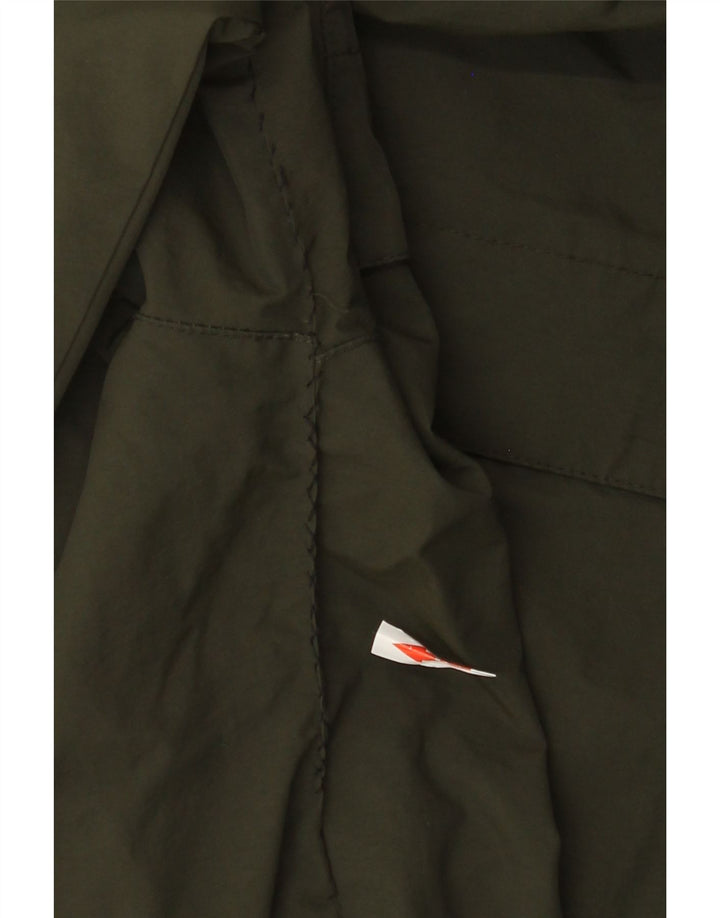 Farah Chaqueta impermeable con capucha para hombre, talla 36, poliamida verde pequeña