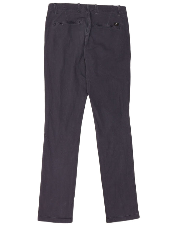 Jack & Jones Mens Marco Slim Chino Pantalones W30 L34 Algodón Azul Marino