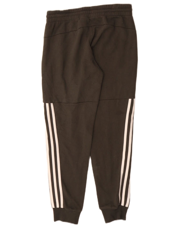 Adidas Mujer Chándal Pantalones Joggers UK 4/6 XS Caqui Algodón