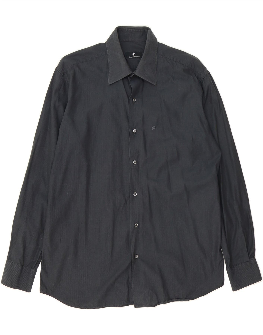 ROCCOBAROCCO Mens Shirt Size 15 1/2 40 Medium Grey Cotton Vintage Roccobarocco and Second-Hand Roccobarocco from Messina Hembry 