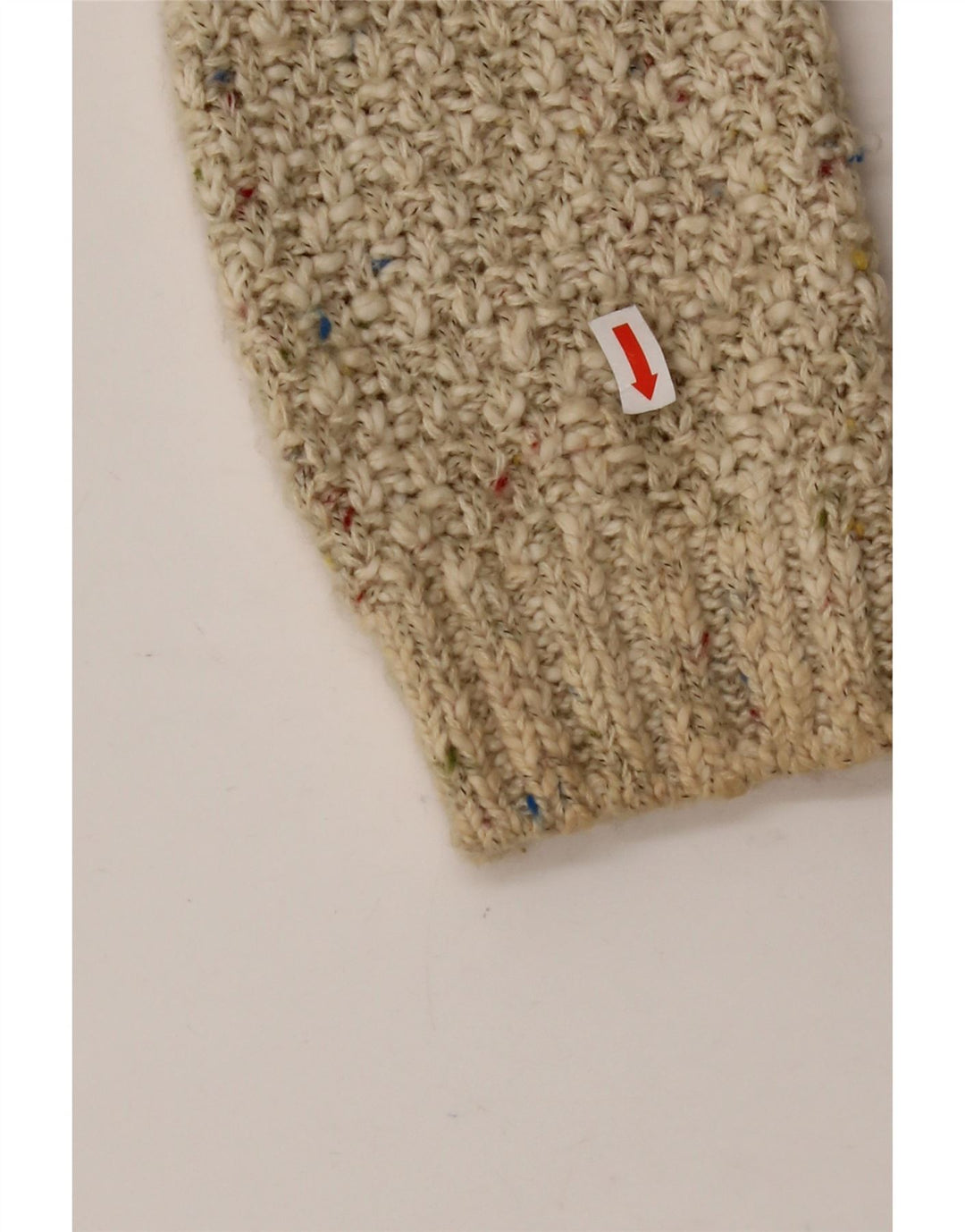 PER UNA Suéter tipo cárdigan con capucha para mujer Reino Unido 12 Algodón moteado beige medio