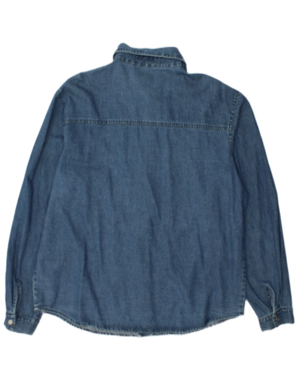 Camisa vaquera Albert para mujer UK 20 2XL Algodón azul