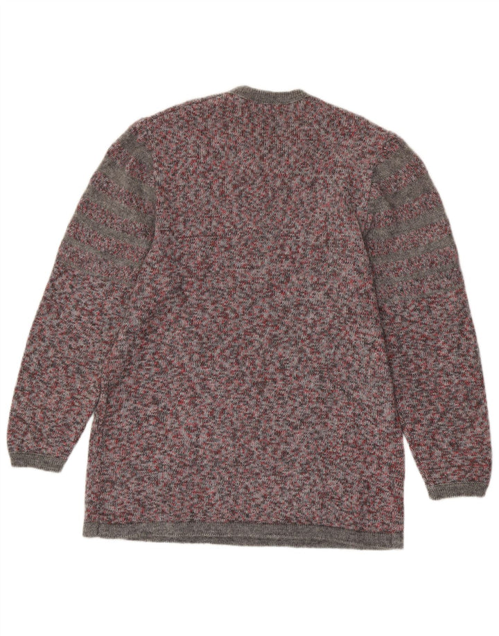 VINTAGE Mujer Crew Neck Jumper Suéter Reino Unido 16 Grande Multicolor Flecked