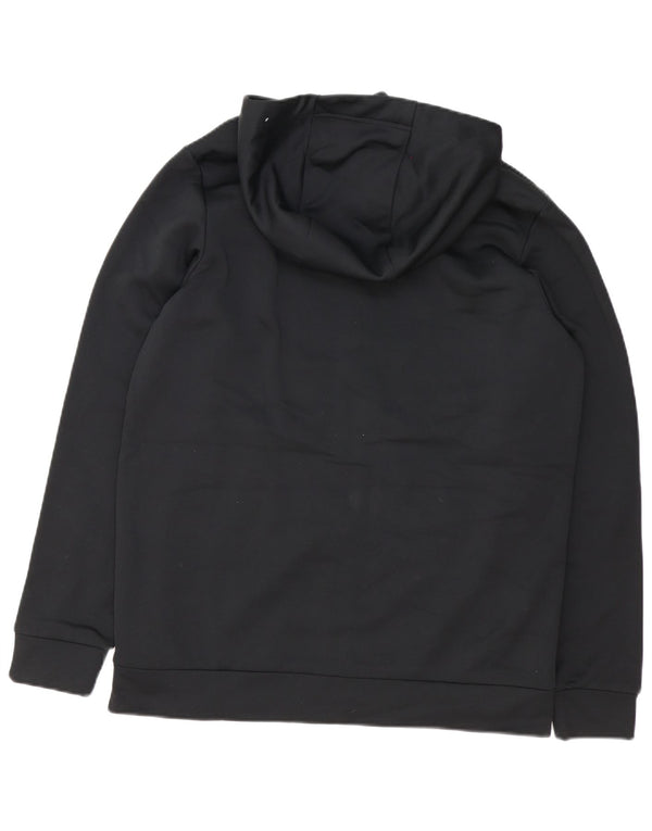 Nike Hombre Therma-Fit Zip Sudadera con capucha Suéter Mediano Negro Poliéster