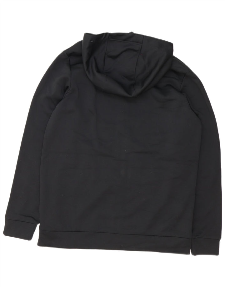 Nike Hombre Therma-Fit Zip Sudadera con capucha Suéter Mediano Negro Poliéster