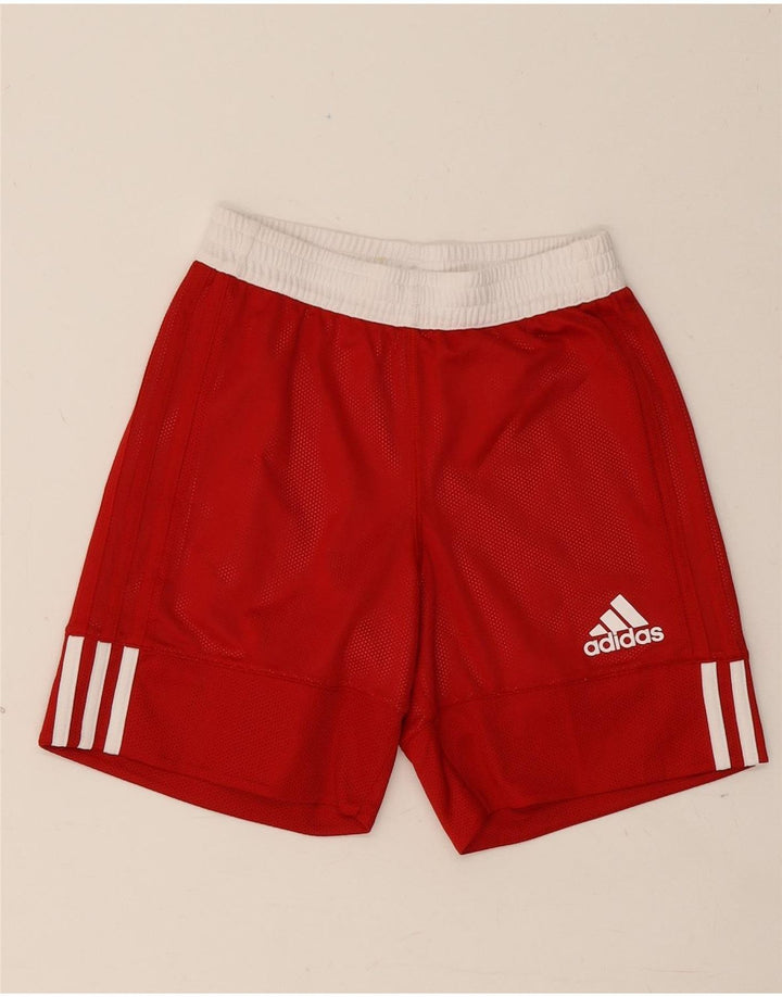 Adidas Pantalones cortos deportivos para niño 9-10 años Rojo Colorblock Poliéster