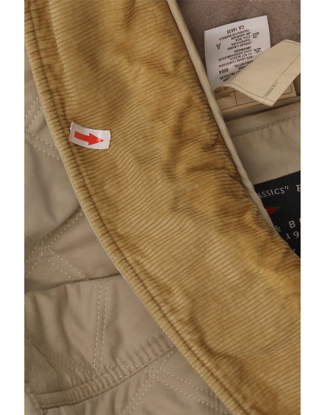 Belfe & Belfe Chaqueta acolchada para hombre IT 52 XL Algodón beige
