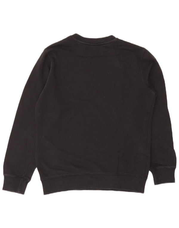Calvin Klein Hombre Sudadera Gráfica Jumper Medium Algodón Negro