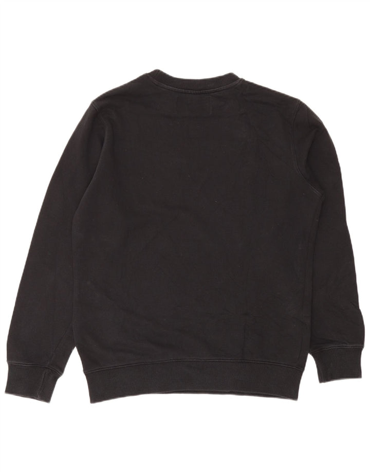 Calvin Klein Hombre Sudadera Gráfica Jumper Medium Algodón Negro
