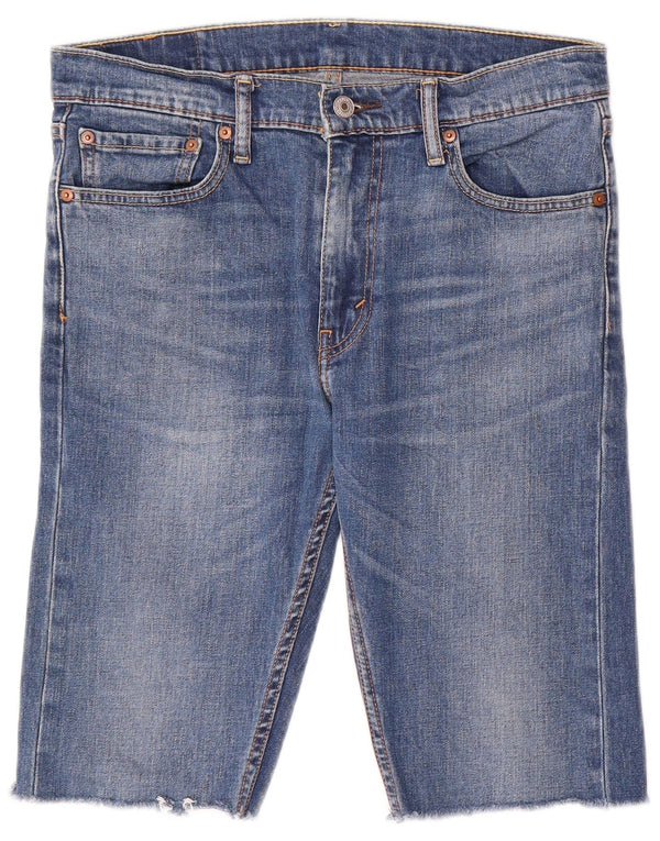Levi's Mens 510 Shorts De Mezclilla W32 Algodón Azul Medio
