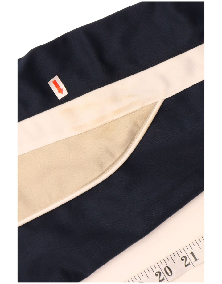 REEBOK Chaqueta superior de chándal para hombre Poliéster con bloques de color azul marino mediano