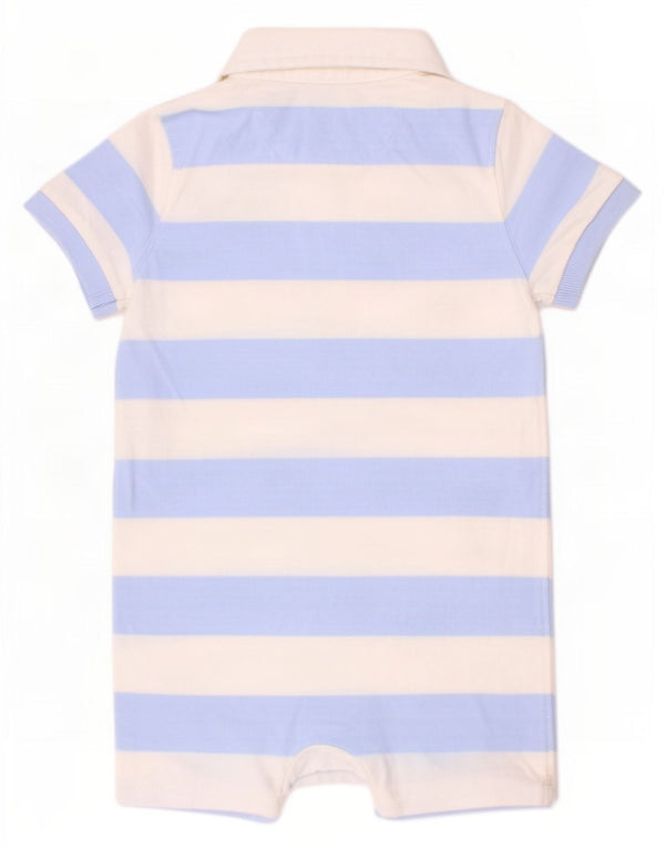 Ralph Lauren Mono para bebé niño de 12 a 18 meses de algodón a rayas azules