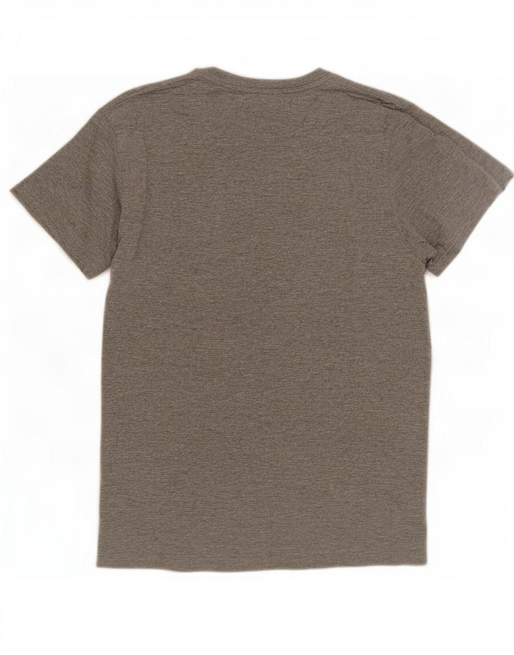 Jack & Jones Hombre Camiseta Gráfica Top Algodón Gris Medio