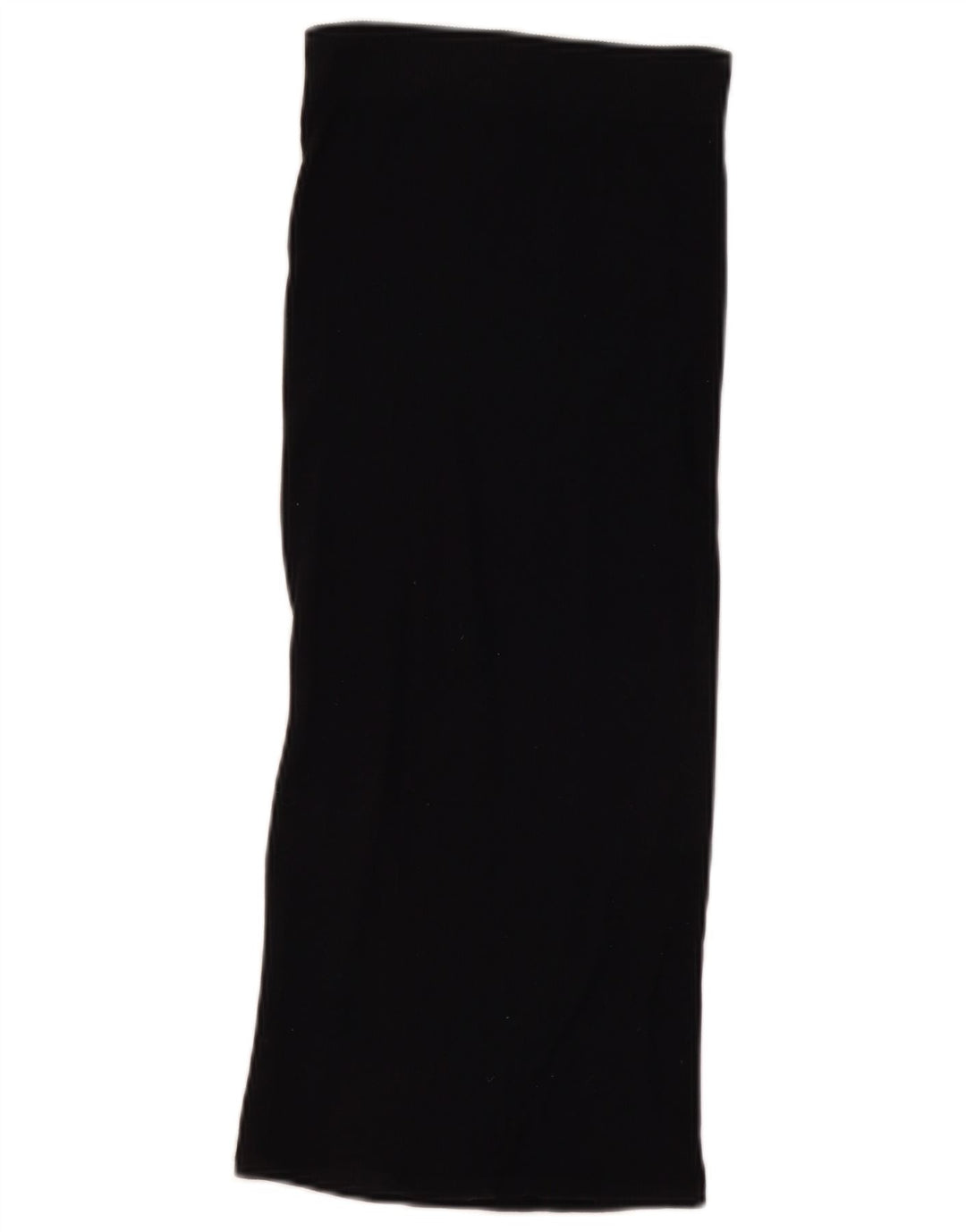 Zara Mujer Maxi Falda Pequeña W26 Nylon Negro