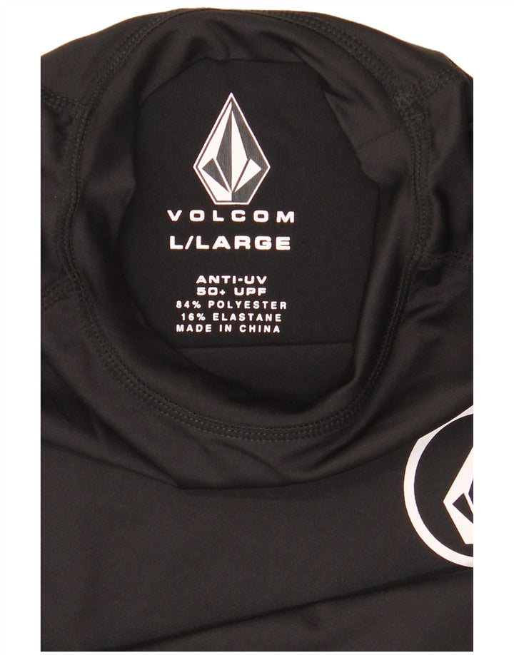 Camiseta Volcom Hombre Top Large Poliéster negro