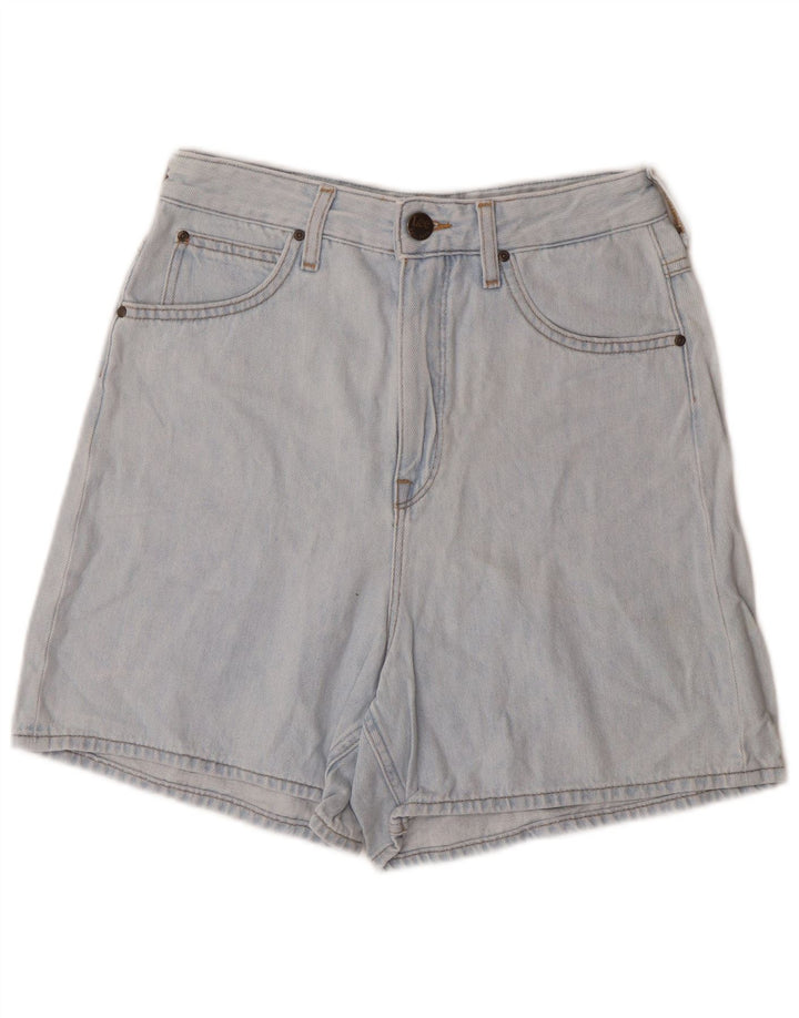 Lee Mujer Stella Denim Shorts W27 Pequeño Algodón Azul