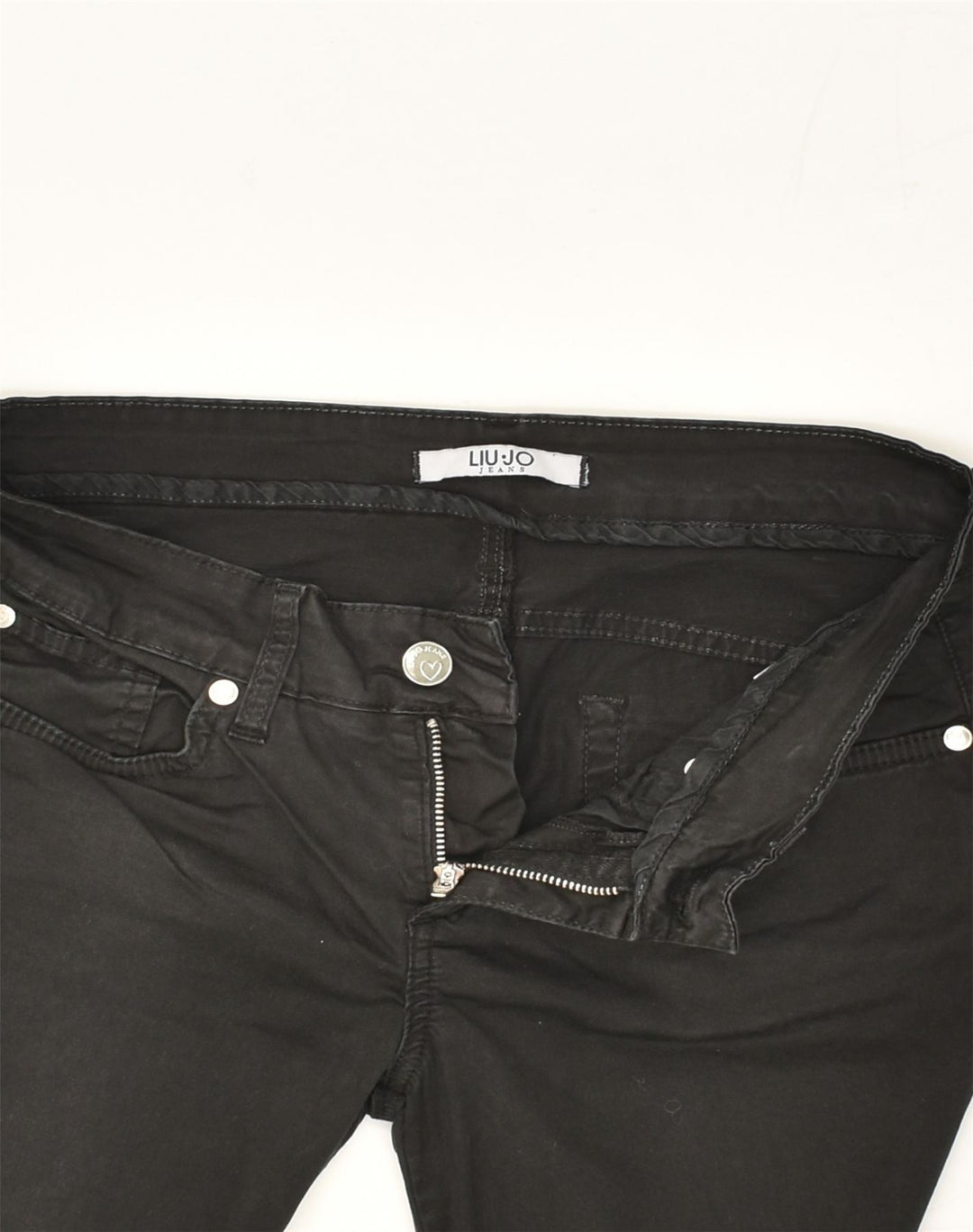 LIU JO Womens Slim Jeans  W27 L28 Black Cotton | Vintage Liu Jo | Thrift | Second-Hand Liu Jo | Used Clothing | Messina Hembry 