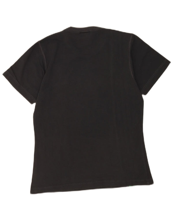 Adidas Camiseta Hombre Top UK 38/40 Medium Negro Algodón